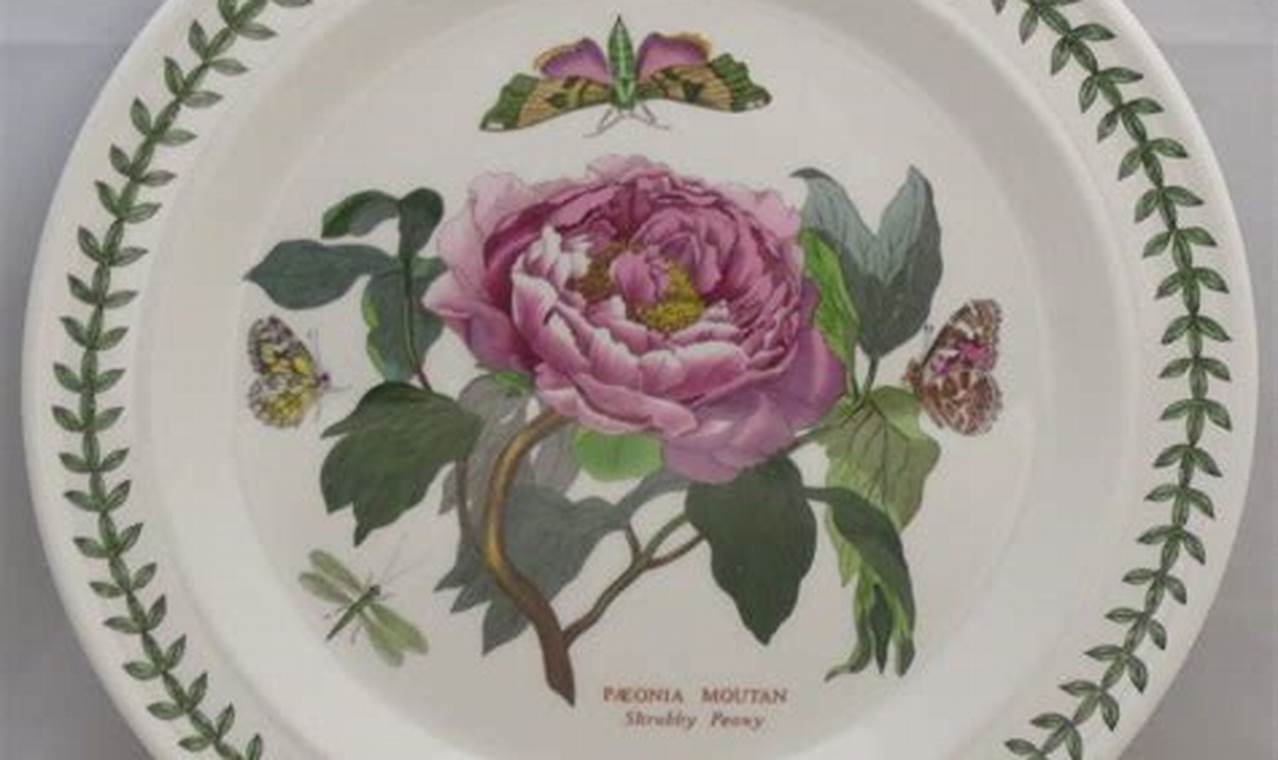 Buy Authentic Portmeirion Botanic Garden Plates - Collectible | The Ultimate Gardening Guide: Grow a Thriving Garden Year-Round