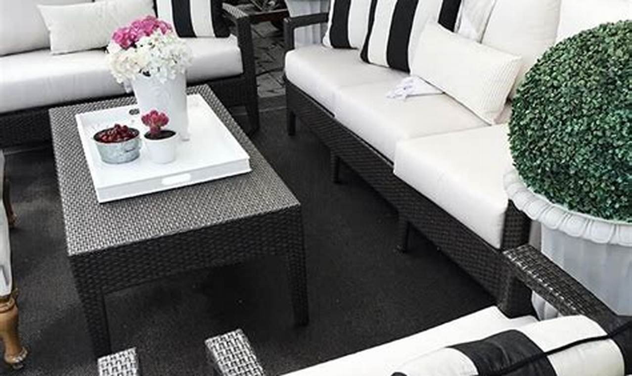 Chic Black & White Garden Furniture: Timeless Style | The Ultimate Gardening Guide: Grow a Thriving Garden Year-Round
