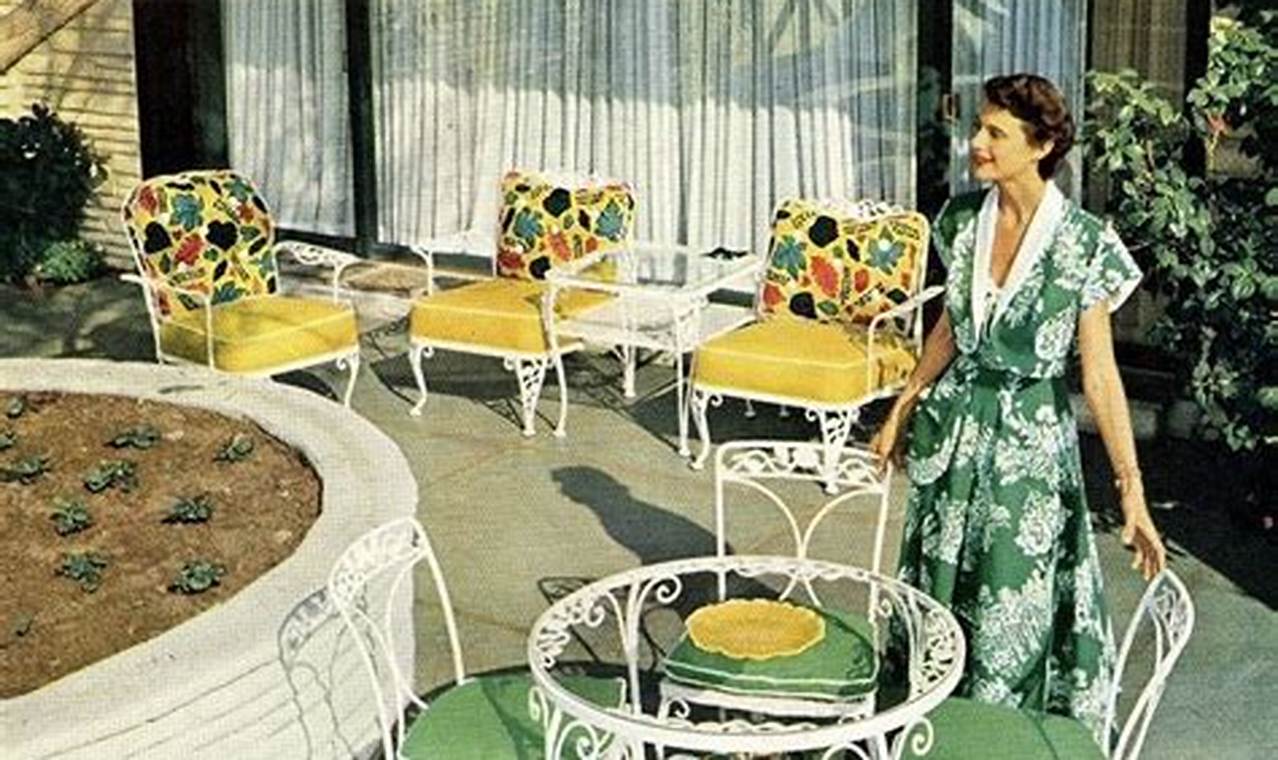 Vintage 1960s Garden Furniture: Retro Patio Sets | The Ultimate Gardening Guide: Grow a Thriving Garden Year-Round