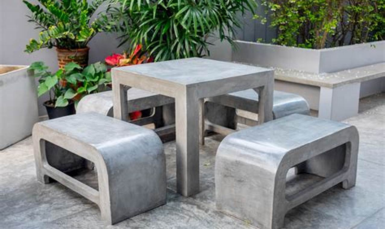 Durable Concrete Garden Furniture: Timeless Style | The Ultimate Gardening Guide: Grow a Thriving Garden Year-Round