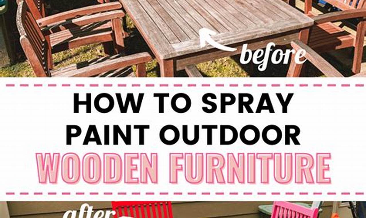 Easy Spray Painting Garden Furniture Ideas & Tips! | The Ultimate Gardening Guide: Grow a Thriving Garden Year-Round