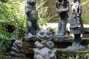 Enchanted Alice in Wonderland Garden Statue Decor | The Ultimate Gardening Guide: Grow a Thriving Garden Year-Round