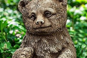 Buy Bear Garden Statue Now! Unique Decor | The Ultimate Gardening Guide: Grow a Thriving Garden Year-Round