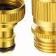 Buy Male Female Garden Hose Adapter: Easy Hose Fix | The Ultimate Gardening Guide: Grow a Thriving Garden Year-Round