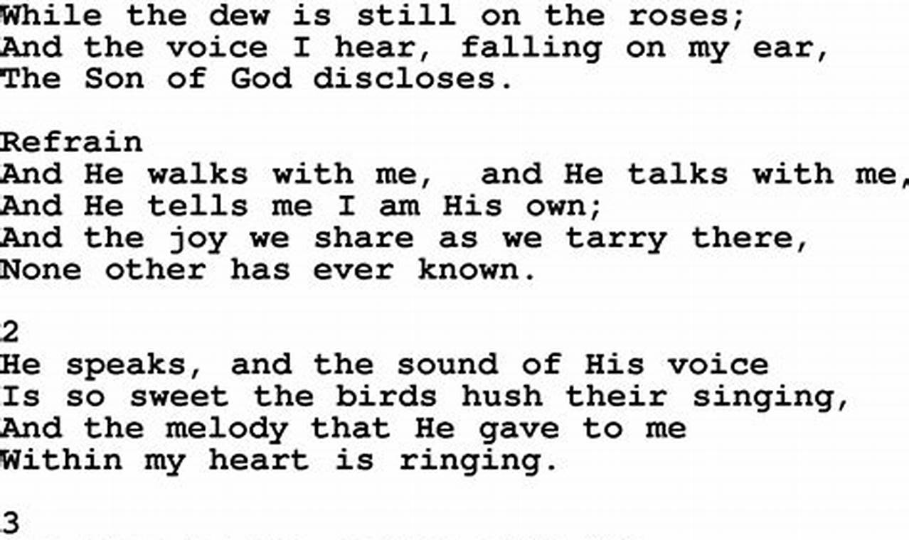 Lyrics: Words to the Hymn in the Garden + Meaning The Ultimate Gardening Guide: Grow a Thriving Garden Year-Round Lyrics: Words to the Hymn in the Garden + Meaning | The Ultimate Gardening Guide: Grow a Thriving Garden Year-Round