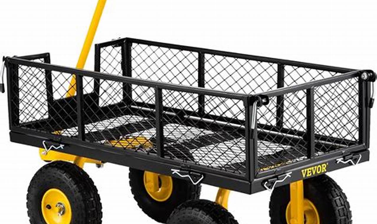 Best Metal Garden Cart: Reviews & Buying Guide | The Ultimate Gardening Guide: Grow a Thriving Garden Year-Round