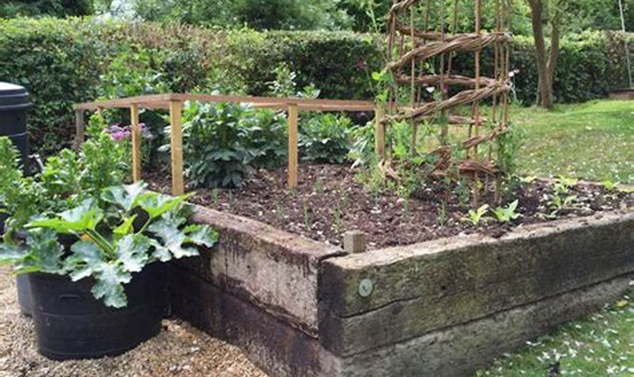 Build Your Railroad Ties Garden Today! - Guide | The Ultimate Gardening Guide: Grow a Thriving Garden Year-Round