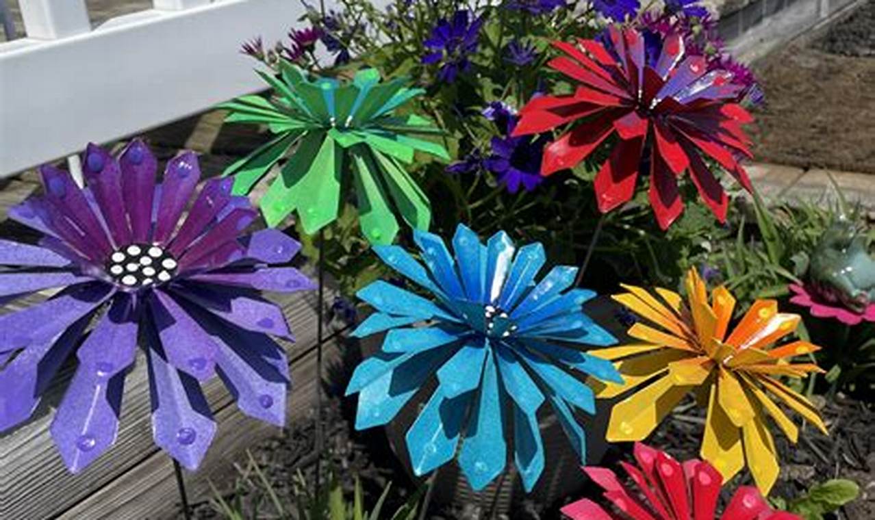 Durable Metal Garden Flowers: Art for Your Garden | The Ultimate Gardening Guide: Grow a Thriving Garden Year-Round