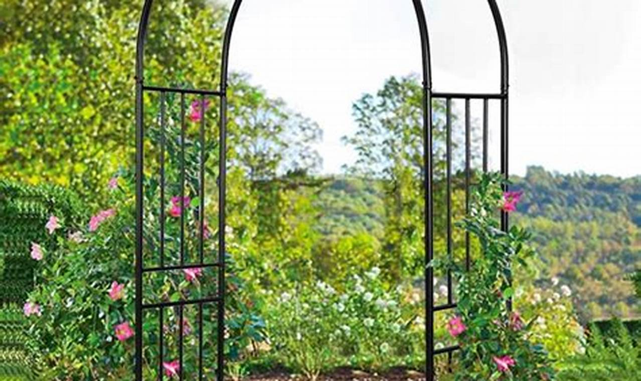 Enhance Your Garden with a Metal Trellis Arch | The Ultimate Gardening Guide: Grow a Thriving Garden Year-Round