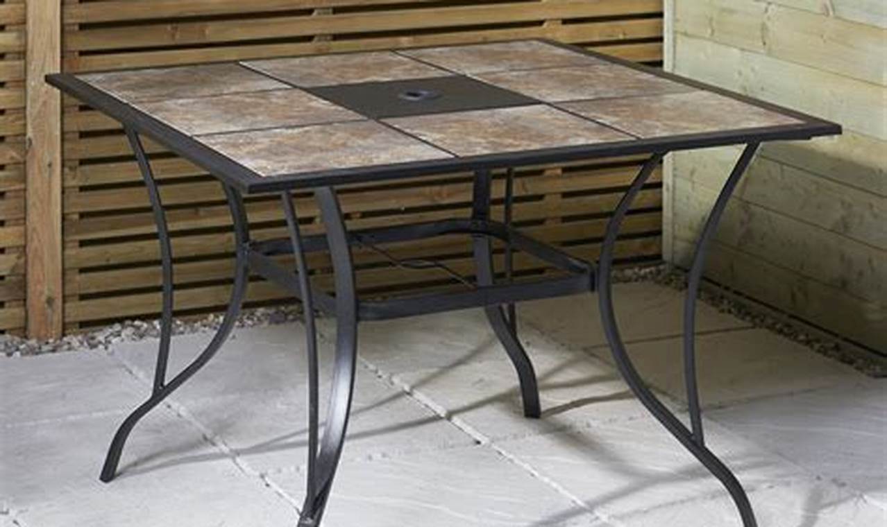 Elevate Your Garden: Stunning Tile Top Garden Table Designs | The Ultimate Gardening Guide: Grow a Thriving Garden Year-Round