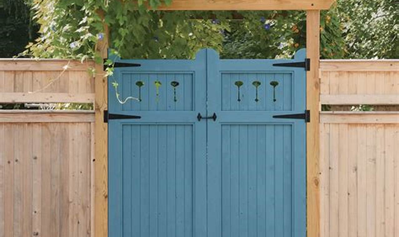 DIY Wood Garden Gate Ideas: Secure Your Garden! | The Ultimate Gardening Guide: Grow a Thriving Garden Year-Round