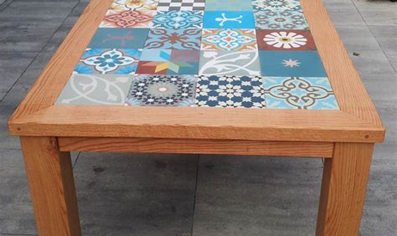 Outdoor Oasis: Tile Top Garden Table Ideas | The Ultimate Gardening Guide: Grow a Thriving Garden Year-Round