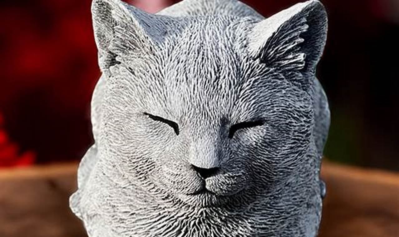 Create a Cat Statuary Garden: Feline Garden Art | The Ultimate Gardening Guide: Grow a Thriving Garden Year-Round