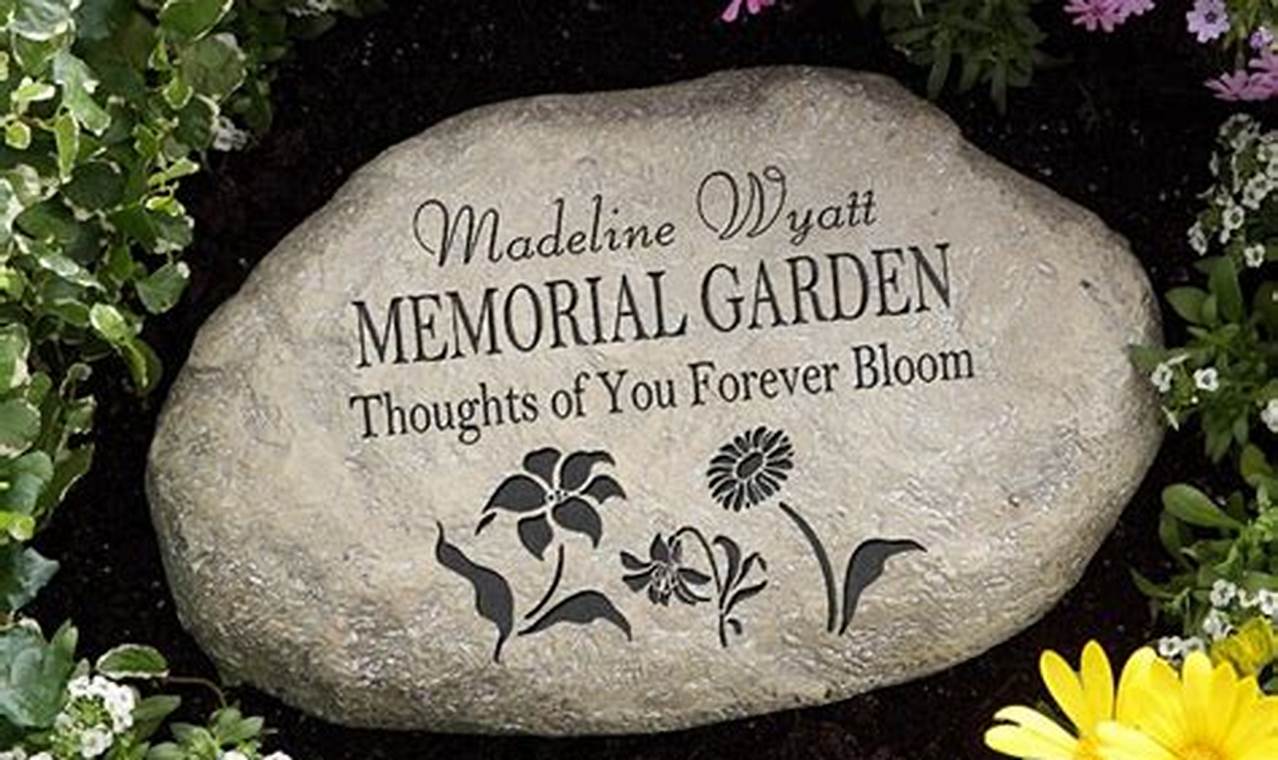 Buy Garden Memorial Stones: Lasting Tributes for Your Garden | The Ultimate Gardening Guide: Grow a Thriving Garden Year-Round