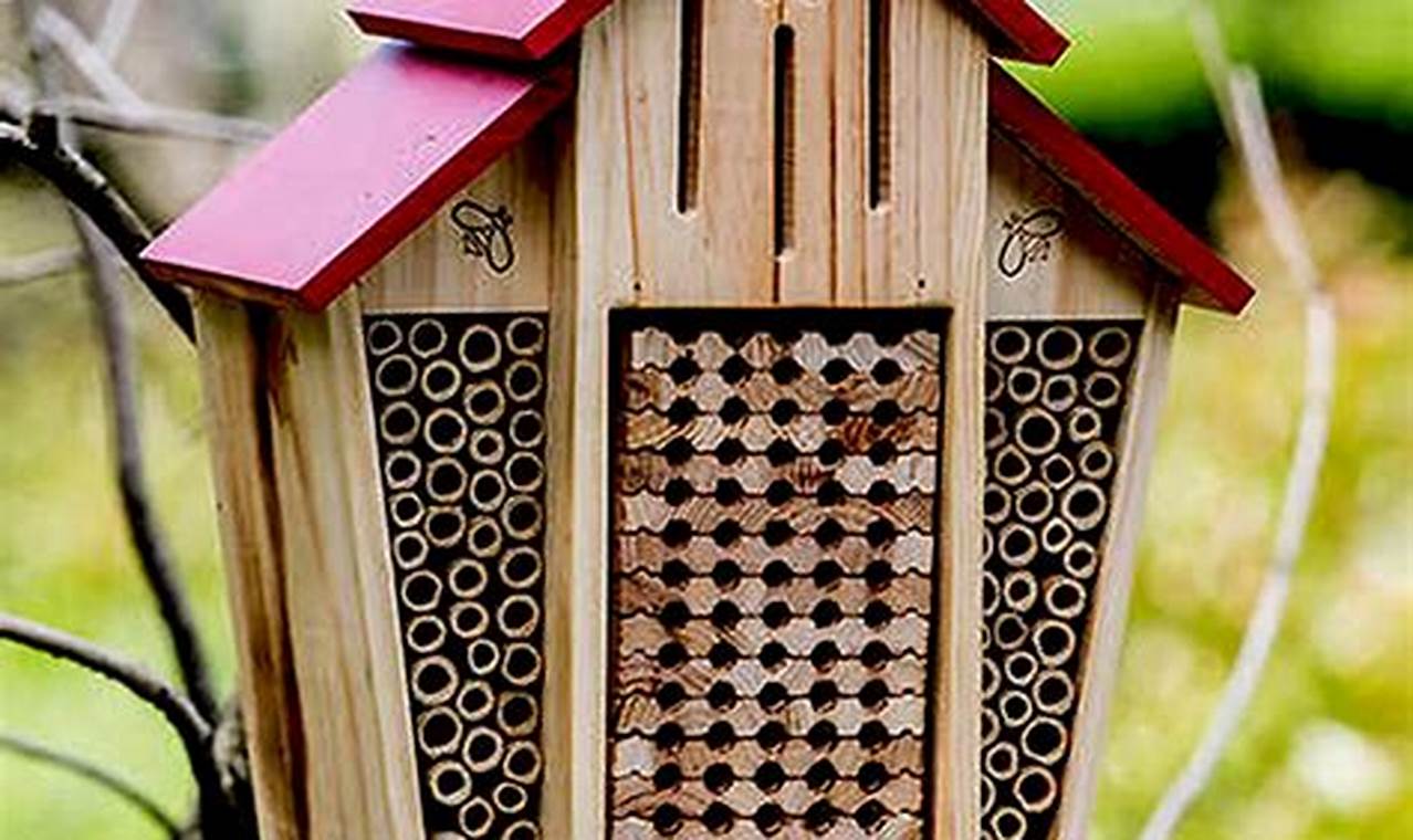 Attract Bees: Bee House for Garden Oasis &amp; Pollination | The Ultimate Gardening Guide: Grow a Thriving Garden Year-Round