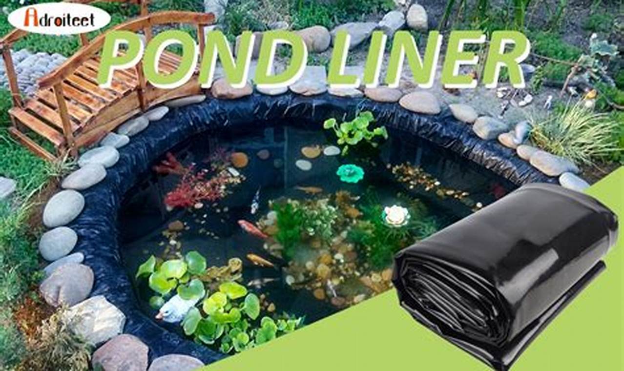 Best Garden Pond Liner Guide: Installation & Types | The Ultimate Gardening Guide: Grow a Thriving Garden Year-Round