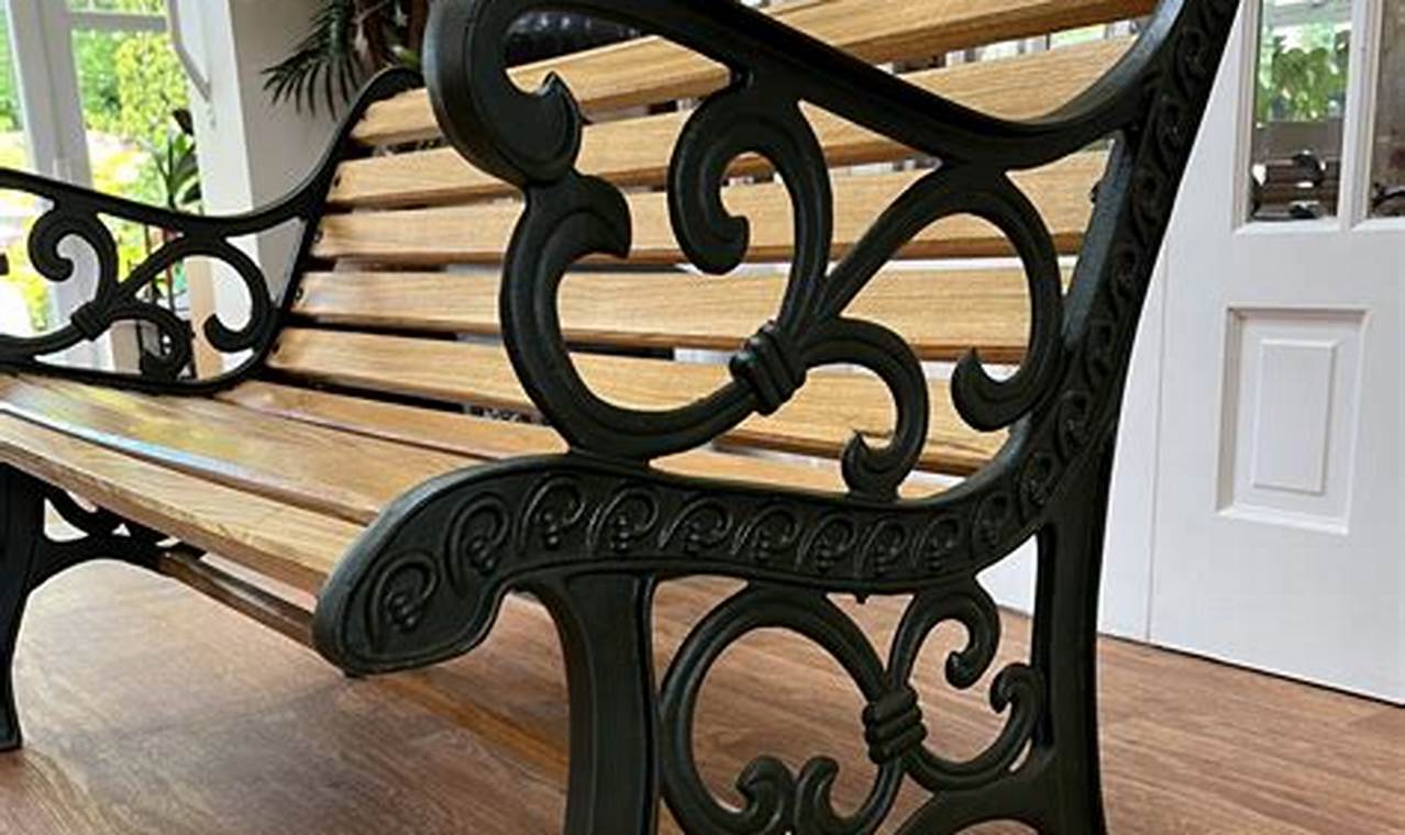 Timeless Garden: Vintage Cast Iron Garden Bench Charm | The Ultimate Gardening Guide: Grow a Thriving Garden Year-Round