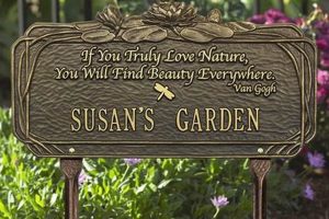 Personalized Garden Plaques: Your Custom Garden Decor | The Ultimate Gardening Guide: Grow a Thriving Garden Year-Round