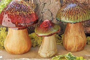 Enchanting Garden Mushrooms Ceramic Decor for Your Garden! | The Ultimate Gardening Guide: Grow a Thriving Garden Year-Round