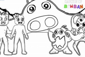 Fun Garden of Banban Coloring Pages: Print & Play! | The Ultimate Gardening Guide: Grow a Thriving Garden Year-Round