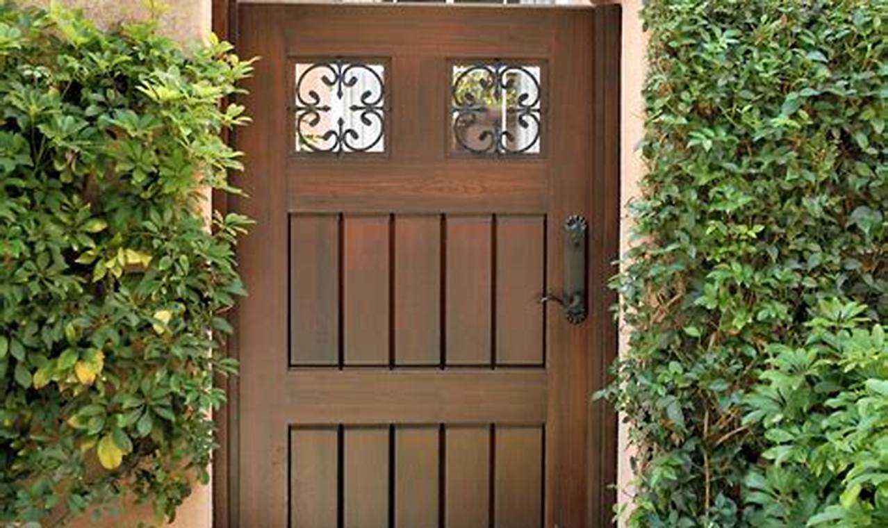 [Guide] Wooden Garden Gate Design for Main Gate Ideas & Styles | The Ultimate Gardening Guide: Grow a Thriving Garden Year-Round