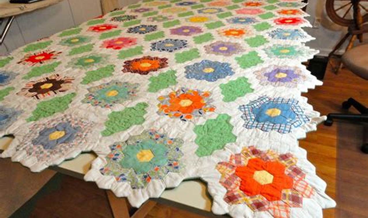 Blooming Beauty: Grandmother's Flower Garden Quilt Patterns | The Ultimate Gardening Guide: Grow a Thriving Garden Year-Round