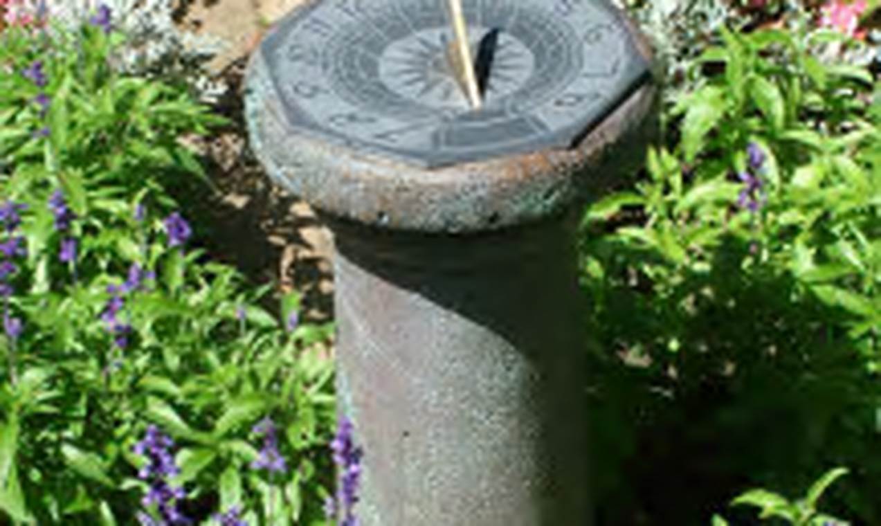 Garden Sundial The Ultimate Gardening Guide: Grow a Thriving Garden Year-Round Garden Sundial | The Ultimate Gardening Guide: Grow a Thriving Garden Year-Round